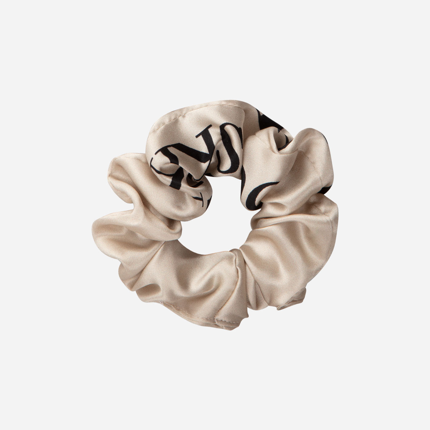 Silk Scrunchie - Large Logo