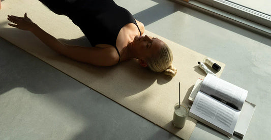 woman doing yoga