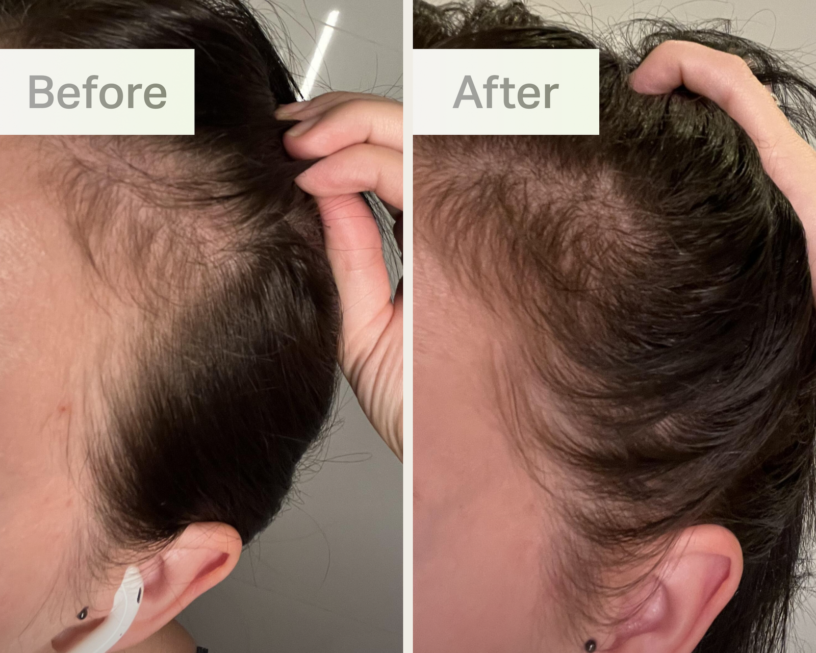 customer before and after image.