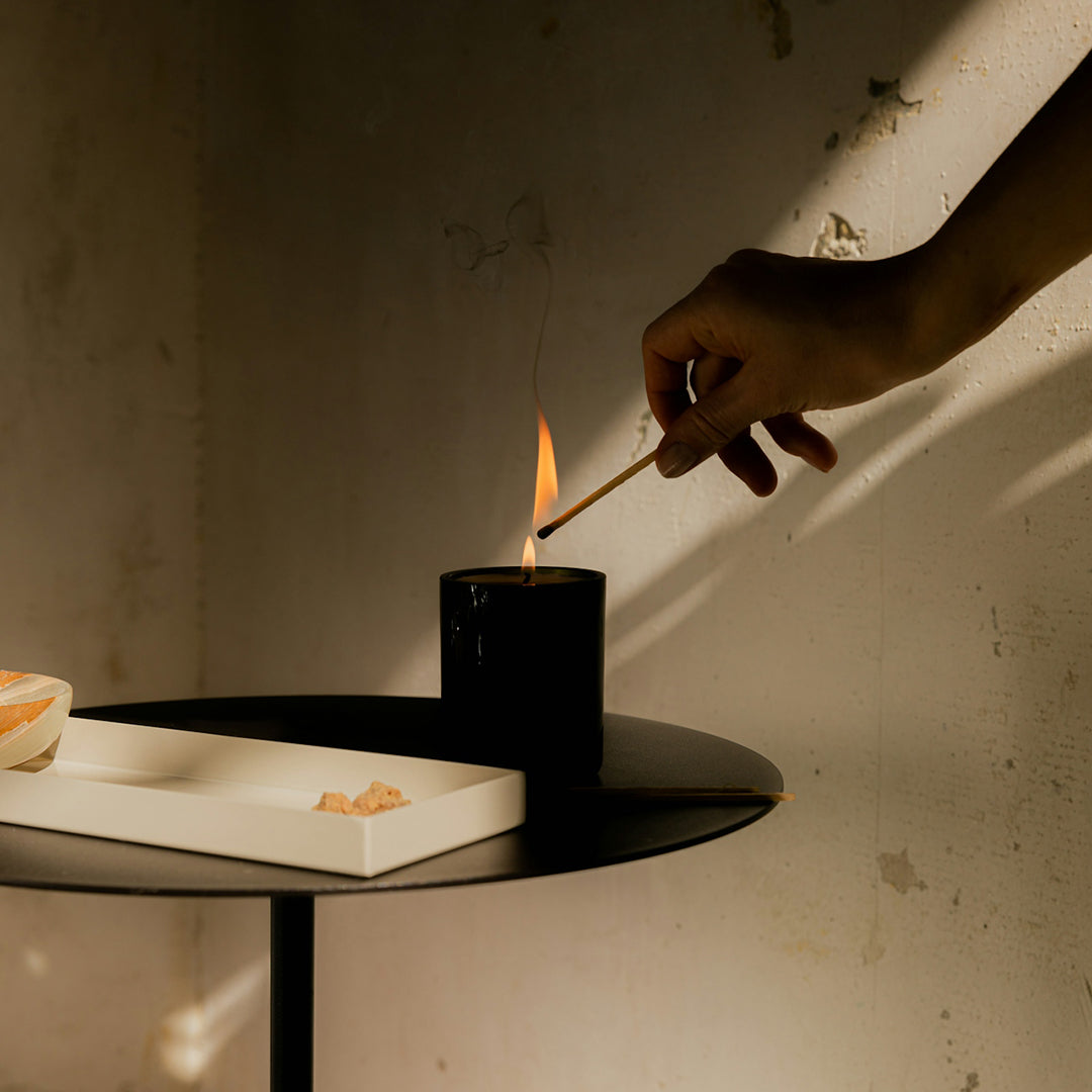 Organic Candles with Sandalwood and Cypress