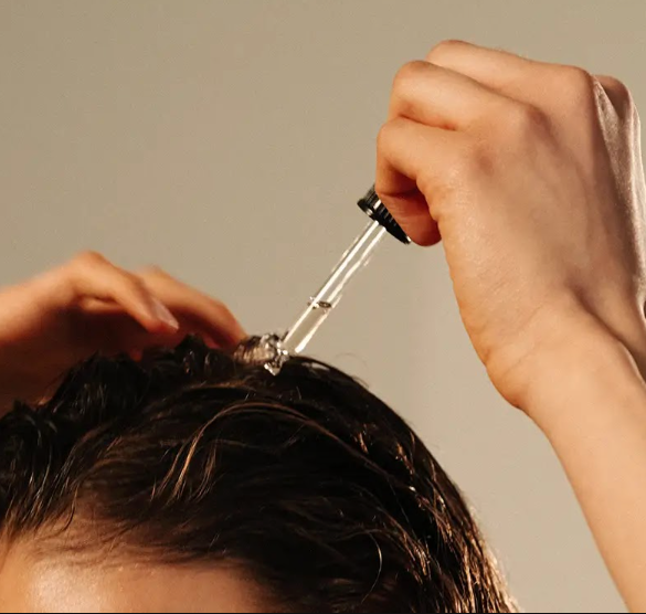 Massage into scalp