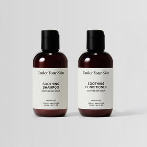 Scalp Treatment Duo på ljusgrå bakgrund.