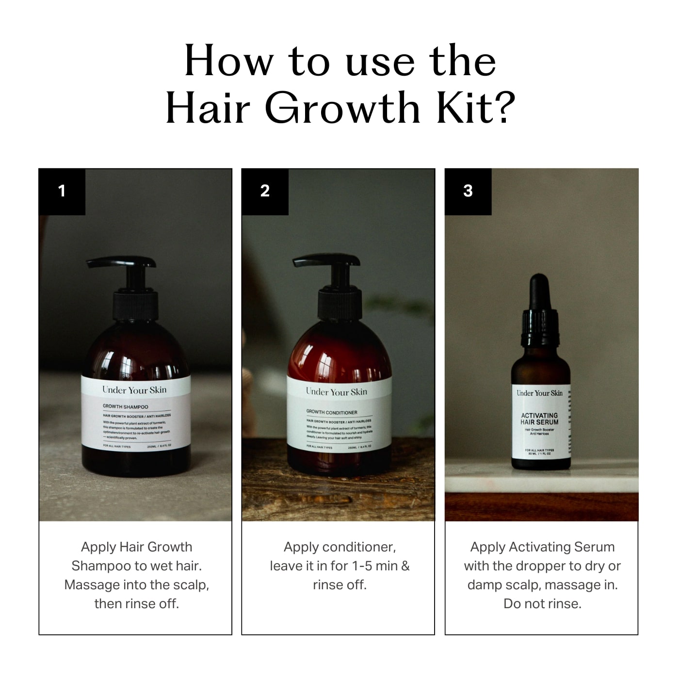 Hair Growth Kit - Med Garanti