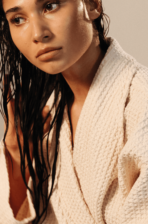 On damp hair